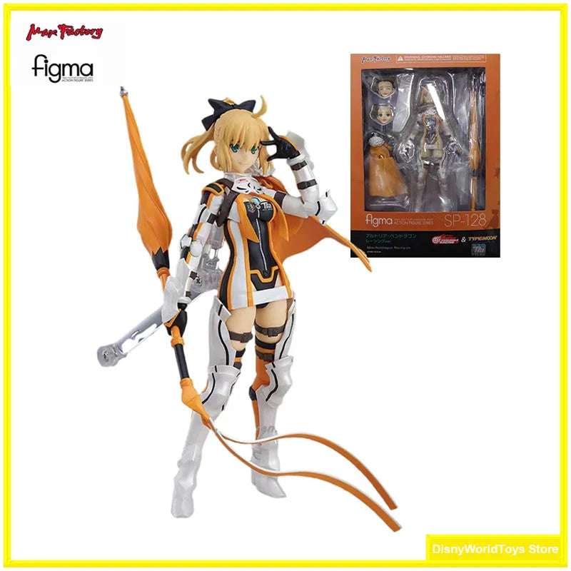 Anime Original Figma SP 128 GOODSMILE RACING & TYPE-MOON RACING Altria Pendragon Racing ver In Stock Anime Figures Model Toys