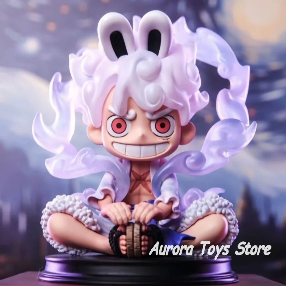 11cm/4.33in Anime One Piece Figure Nika Luffy Action Figures Pvc Model Statue Collection Decoration Toys Gifts