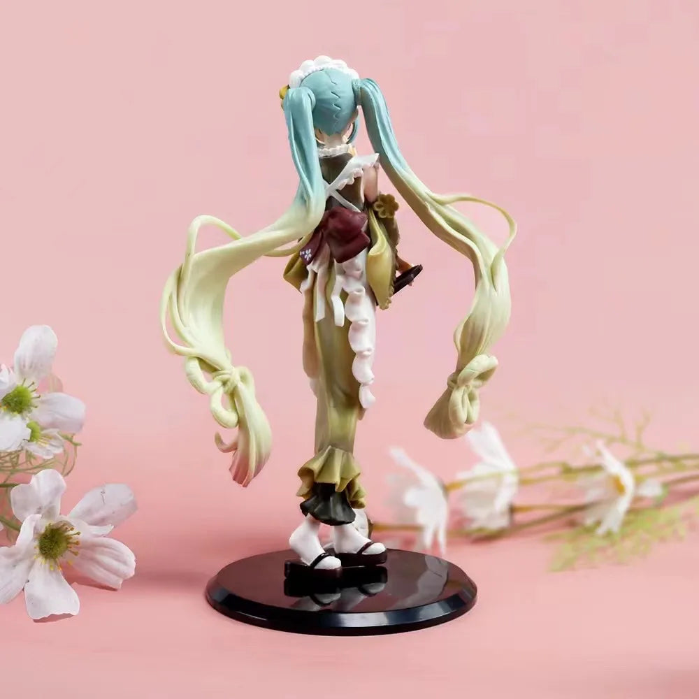 New Anime Hatsune Miku kimono Virtual Singer Manga Figure Hatsune Miku PVC Action Figure Kawaii toy girl gift
