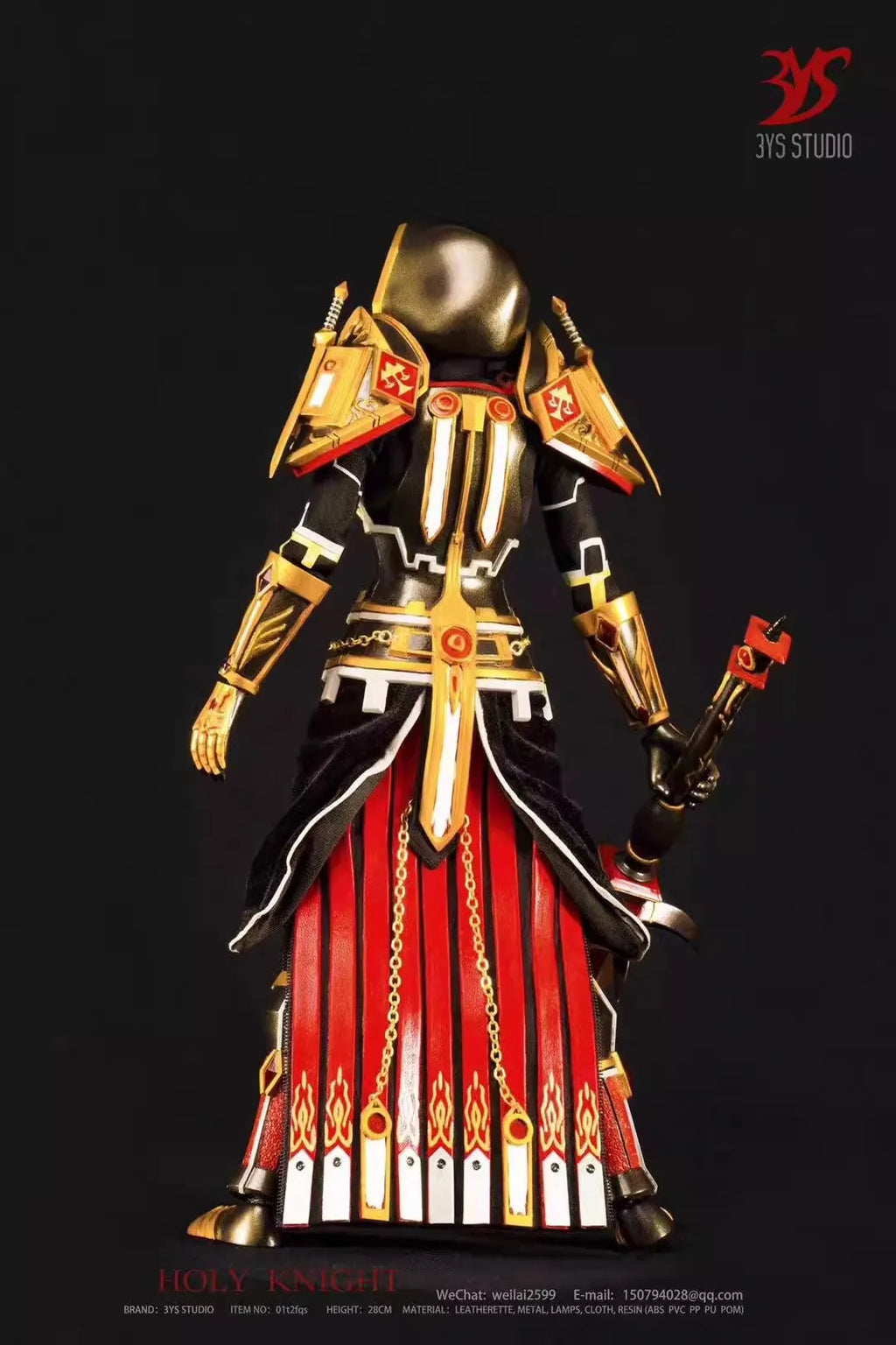 Original 3YS YS001 1/6 Scale Male Soldier Knight Paladin World of Warcraft Collectible Full Set 12" Action Figure Model Toys