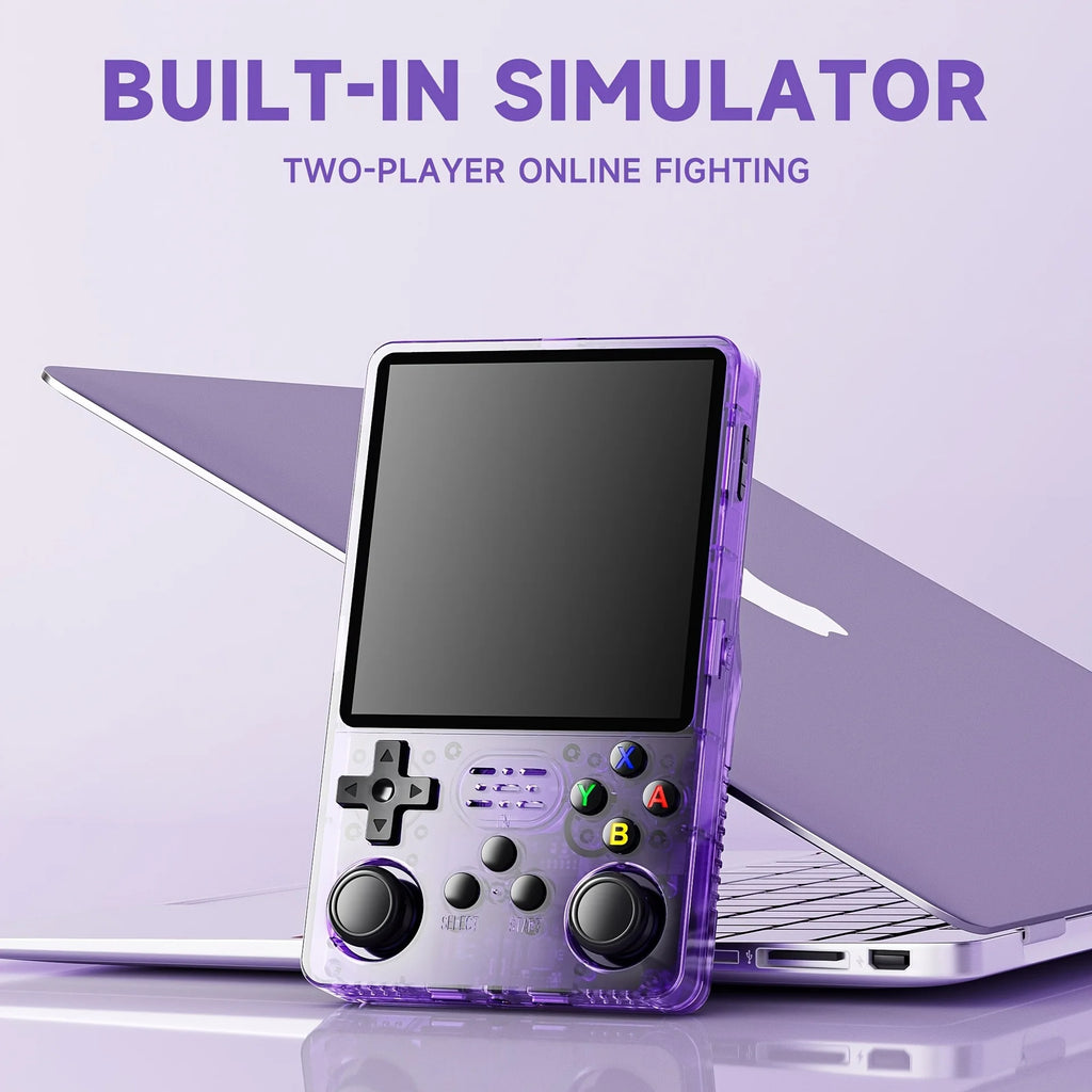 R36S Retro Games Console 3.5 Inch IPS Screen 64GB Classic Consolas Retro Handheld Games Consoles Portable Pocket Game Player