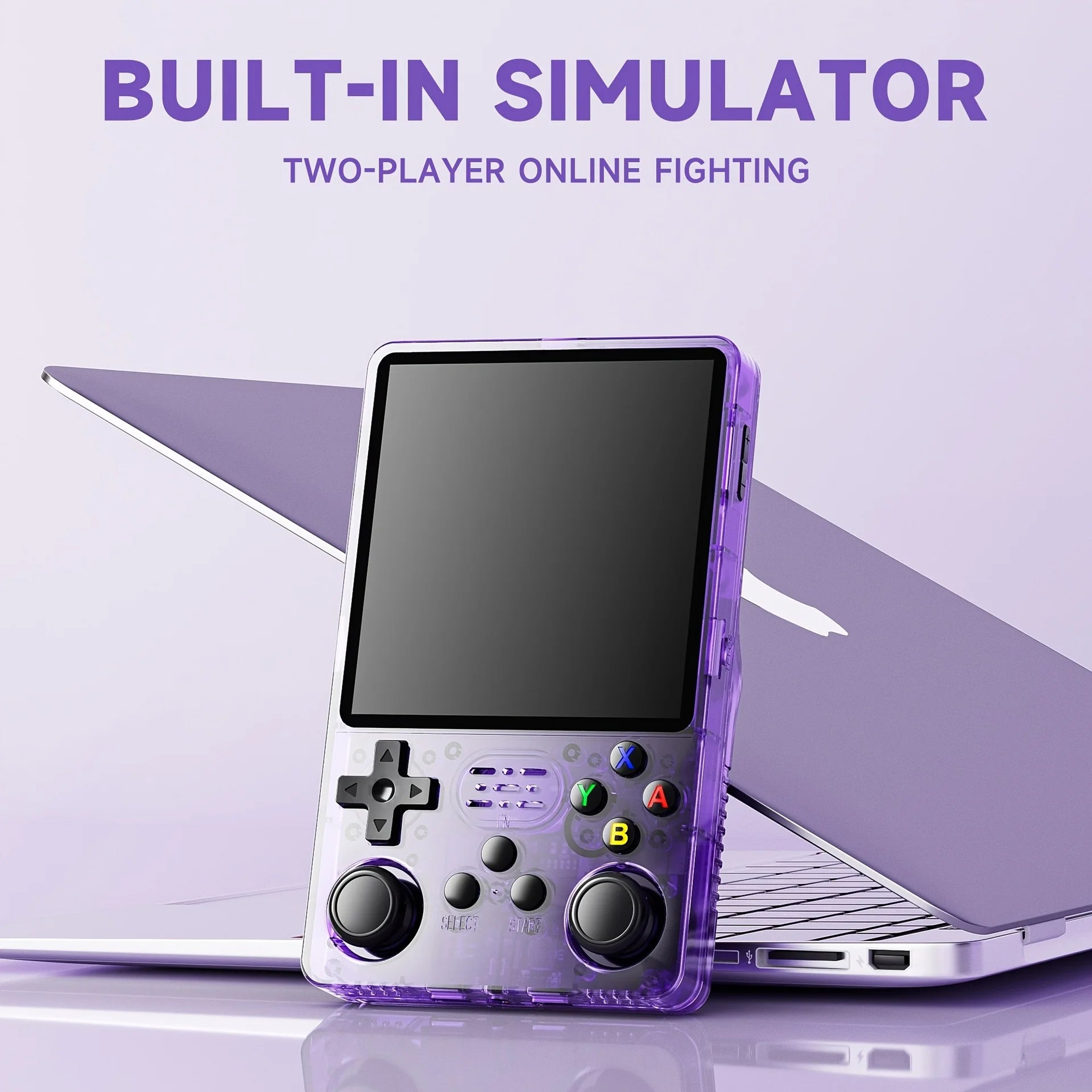R36S Retro Games Console 3.5 Inch IPS Screen 64GB Classic Consolas Retro Handheld Games Consoles Portable Pocket Game Player