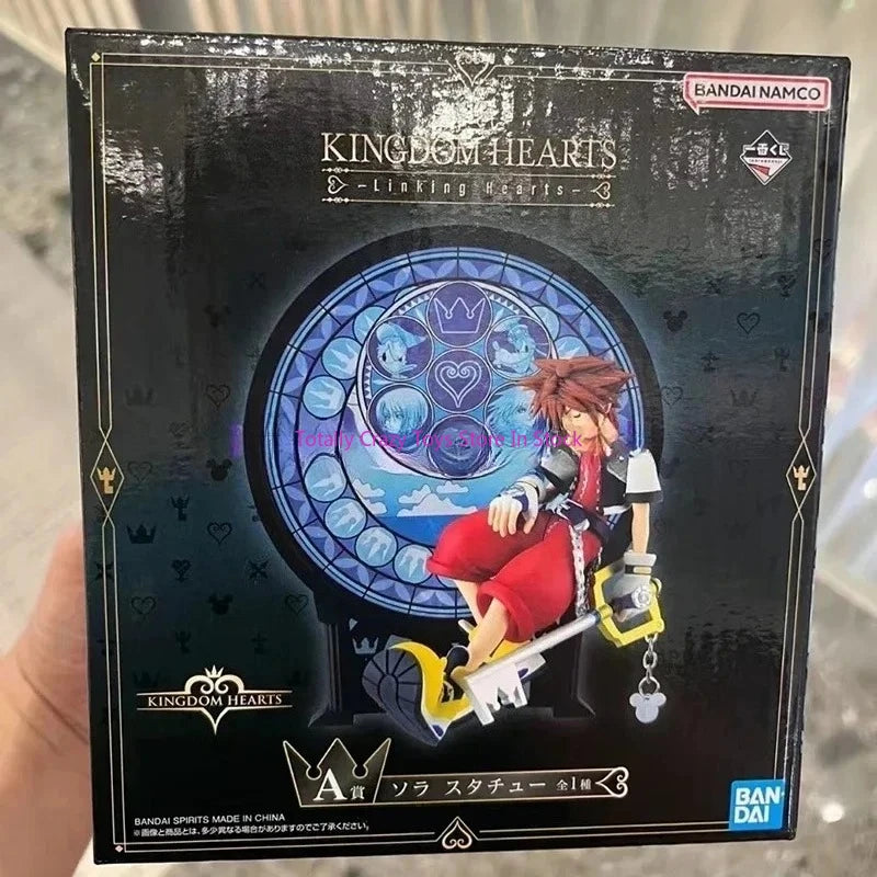 Kingdom Hearts Original Bandai Ichiban Kuji Sola Heart to Heart Anime Figure Boxed Model Collectible Statue Gifts For Boys Stock