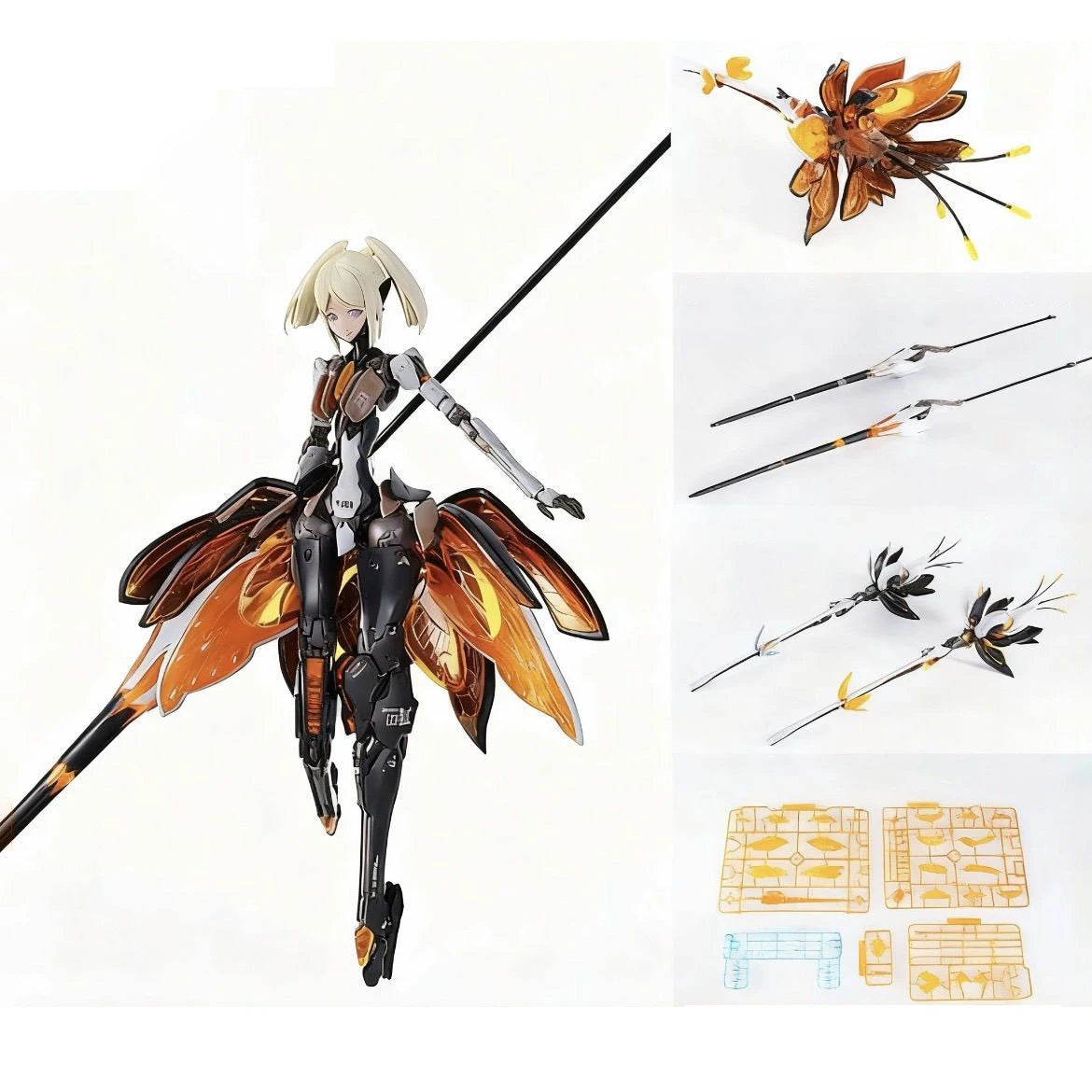 HEMOXIAN X EARNESTCORE CRAFT Rosado Plan Series Starflower-Lily Mecha Assembly Model Figure Toys Birthday Gifts Collectible