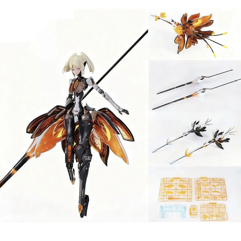 HEMOXIAN X EARNESTCORE CRAFT Rosado Plan Series Starflower-Lily Mecha Assembly Model Figure Toys for Boys Gifts Collectible