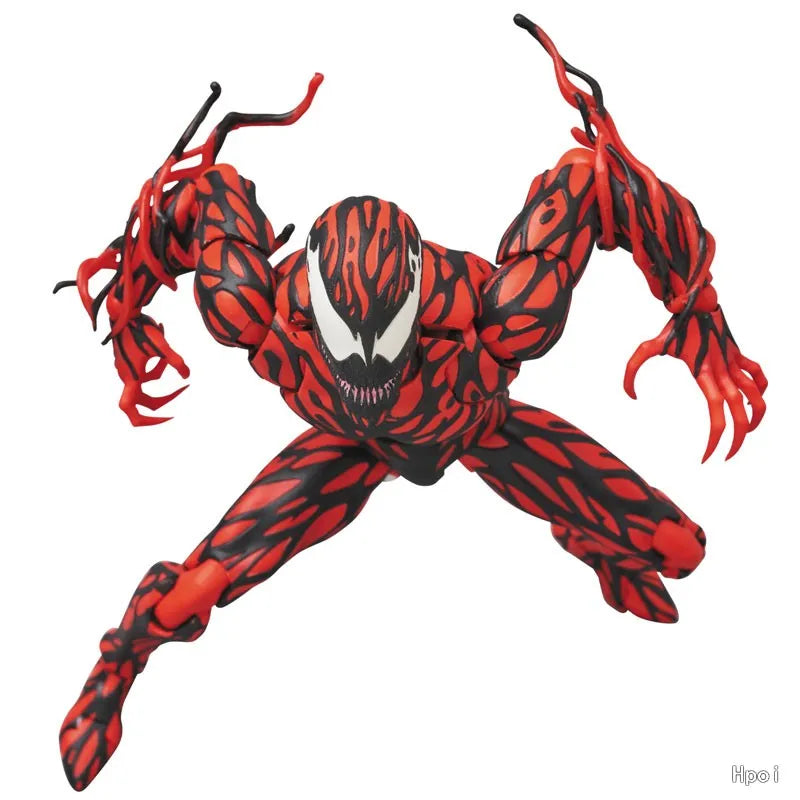 In Stock Original Medicom Toy MAFEX Spiderman Carnage Comic Ver. Collection Toys Gifts  Anime Figure
