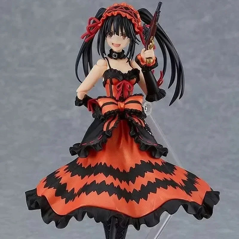 Date A Live-Protagonist Tokisaki Kurumi Artikulierte Actionfigur Spielzeug Desktop-Raum-Ornament Jungen Fan Geburtstagsspielzeug Geschenk