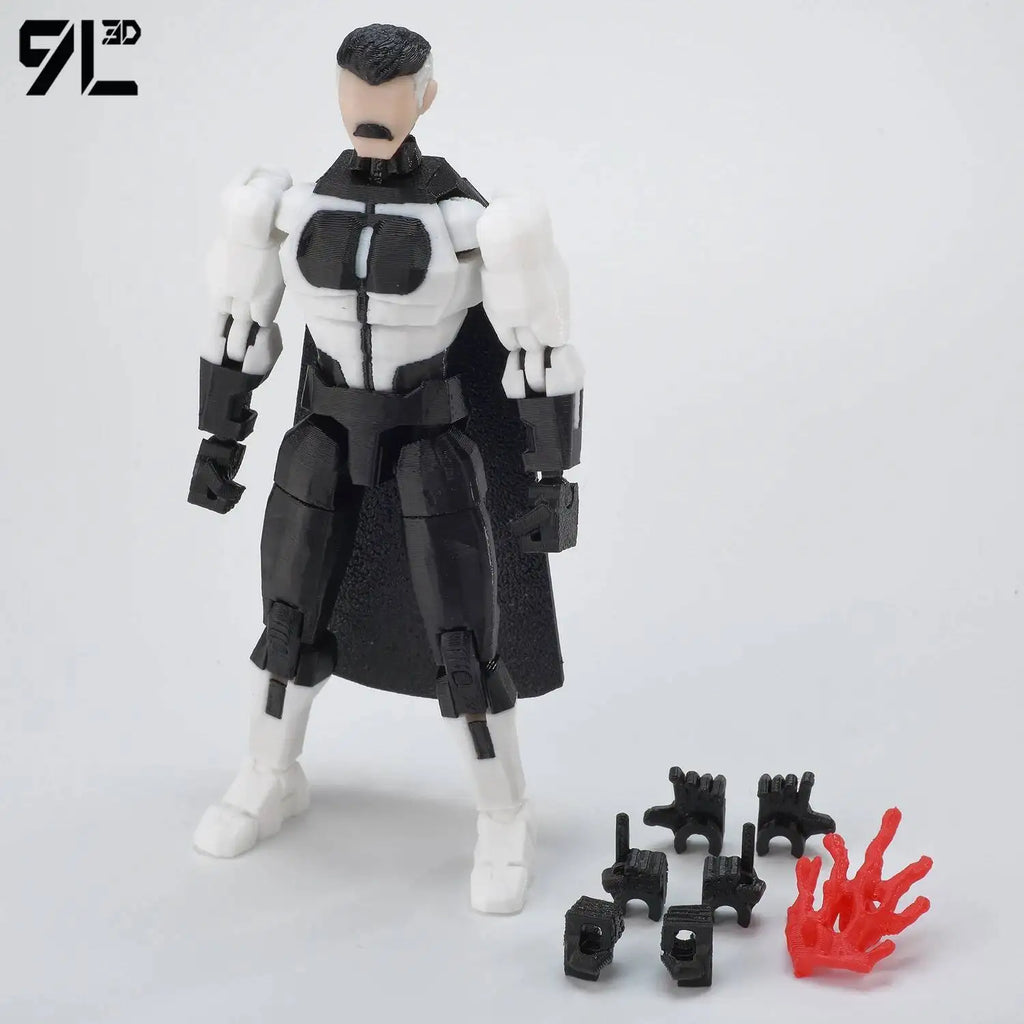 9L3D Superman Invincible Boy Batman Action Figure LUCKY13 Multi-Jointed Poseable T13 Titan13 Hero Model Dummy13 Collectible Toys