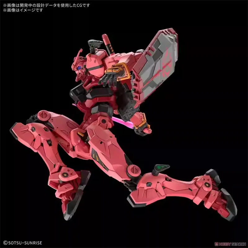 Genuine Bandai HG GQuuuuuuX GMS-a RED GUNDAM Anime Action Figures Model Figure Toys Collectible Gift for Toys Hobbies Children