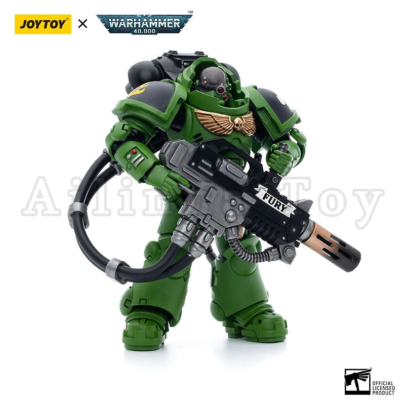 JOYTOY 1/18 Action Figure 40K Salamanders Eradicators Re-issue Version Anime Military Model