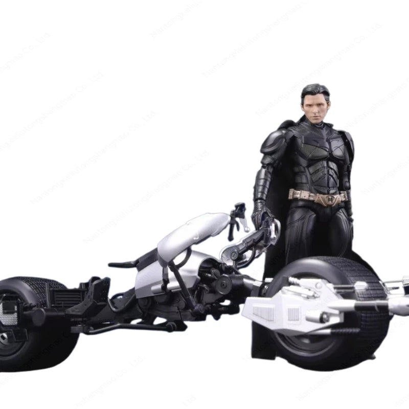 In Stock Modoking 1/12 The Dark Knight Batman Suit Motorcycle Batmobile Assembly Action Figure Collectible Toy Gift