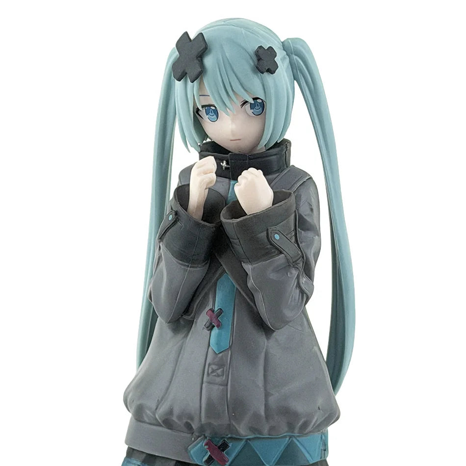 New 8inch Hatsune Miku In A World With Closed Windows Collectible Anime Action Kwaii Miku Figures Model Toys Christmas Gifts