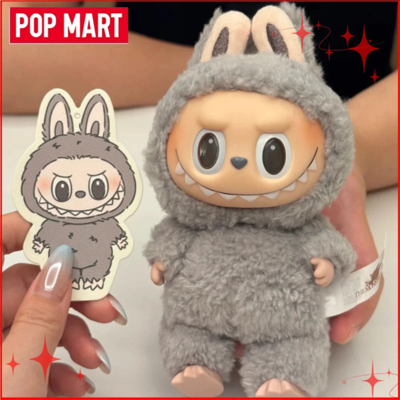 Genuine POP MART Labubu V1 V2 V3 Macarons Have A Seat Big Into Energy Coca Cola Series Vinyl Plush Pendant Blind Box Plush Toys