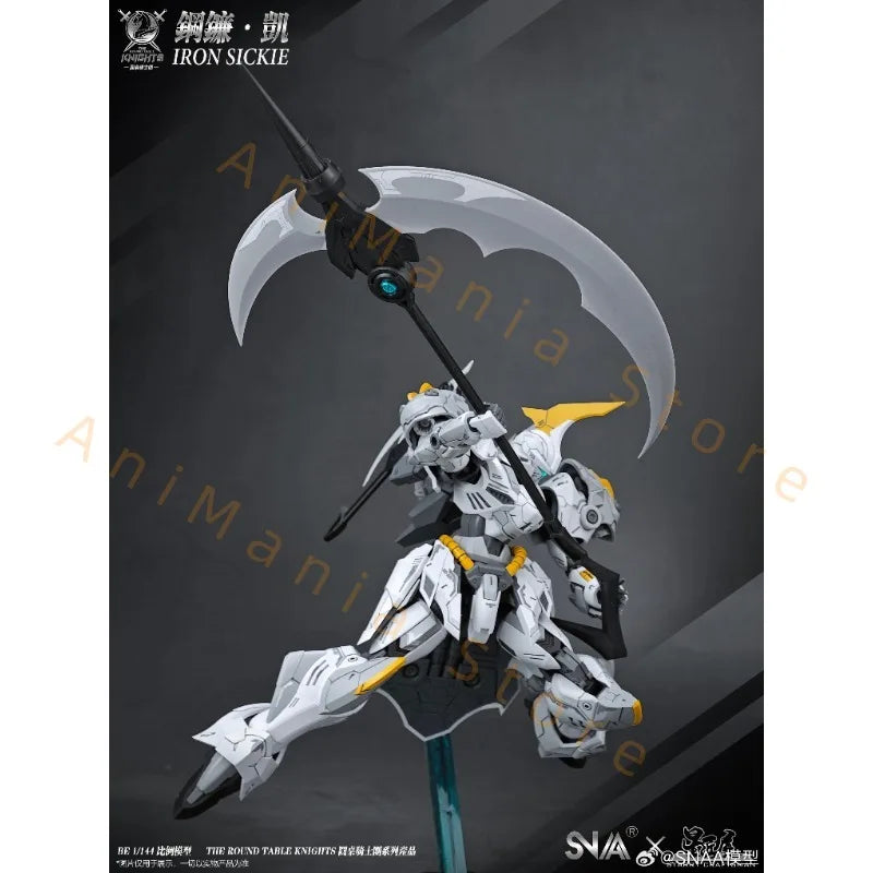 Original SNAA HG 1/144 SC-007 Iron Sickle Assembly Model Kit Knight Action Figure Robot Plastic Model Collection Customized Toys