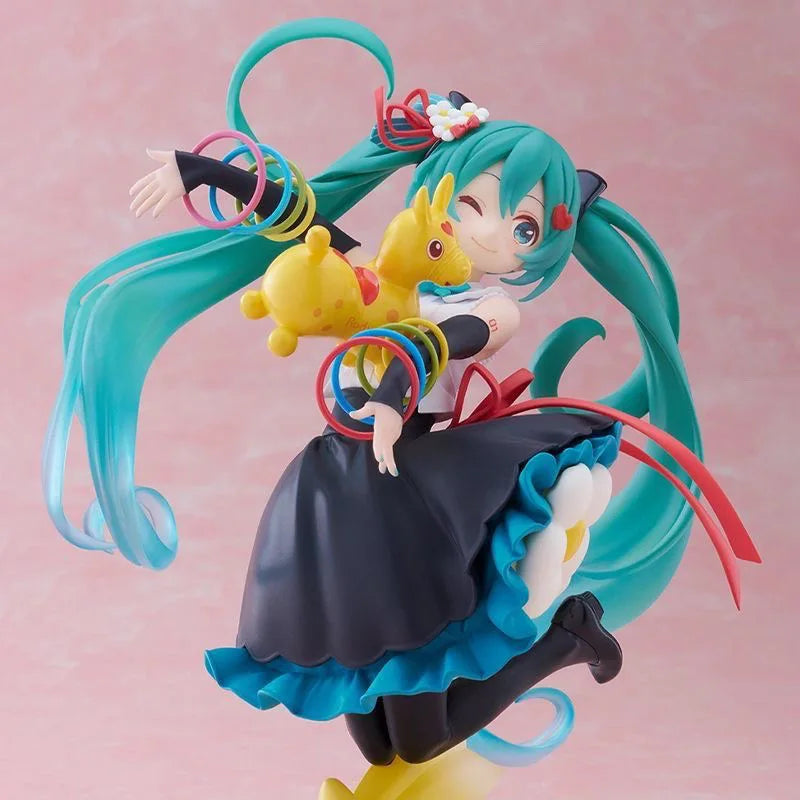 100% Official Genuine TAITO AMP+Hatsune Miku✕Rody 39 Anniversary Ver. Action Figures Anime Statue Model Girls Toys Collections
