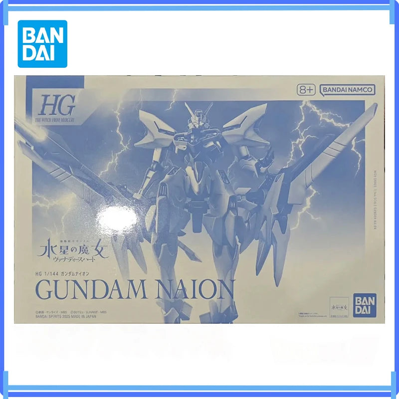 Bandai In Stock Genuine Bandai Hg Mobile Suit Gundam The Witch From Mercury Naion Gundam Figure Anime Action Assembled Model Toy