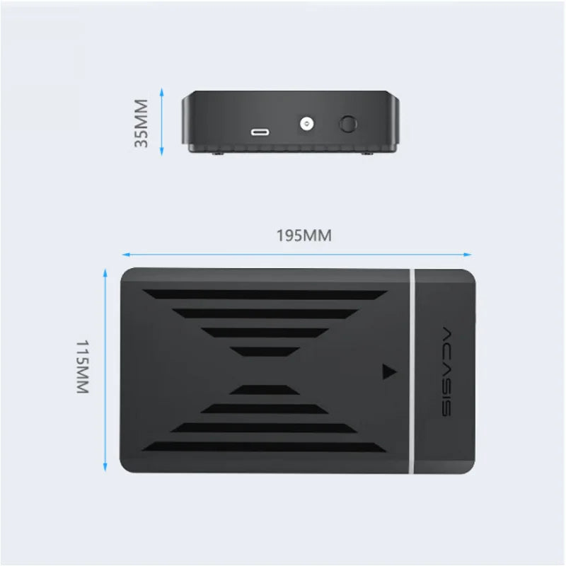 ZieBuddy 12TB Gaming HDD With LaunchBox Retrobat Playnite Hyperspin with 100000+Retro Games for PSP/PS3/PS2/Psvita/WII/WIIU