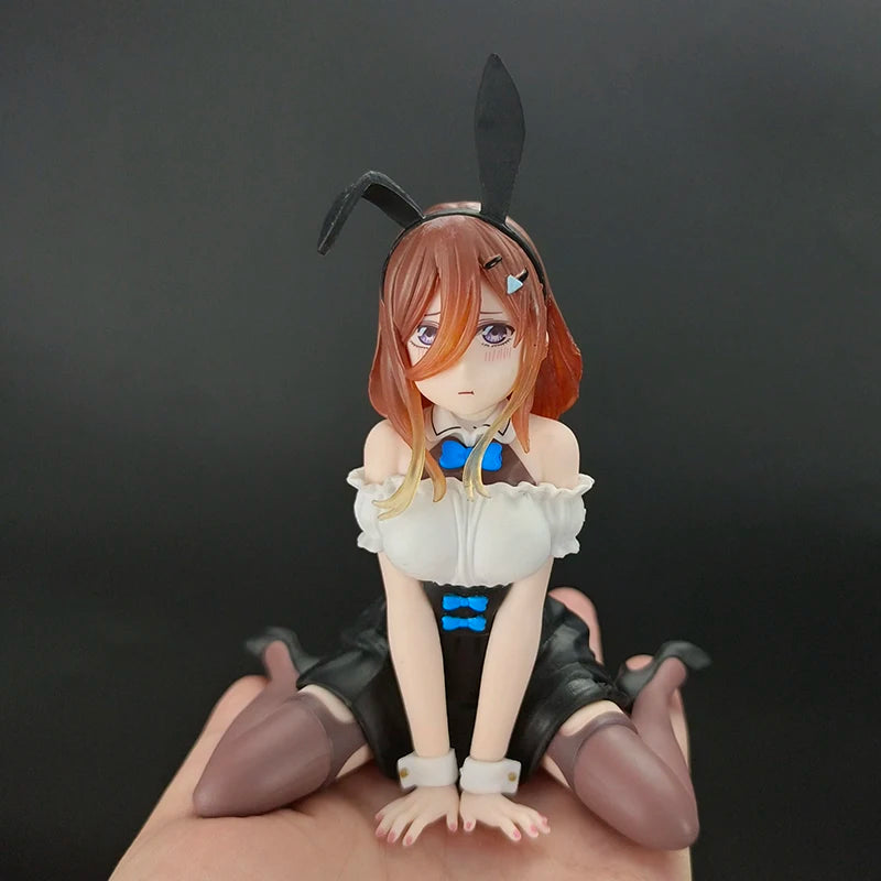 10 cm Yotsuba Anime Niedliche Nakano Nino Figur Die Quintessenz Quintuplets Figur Katze Nakano Miku Figur PVC Sammlung Spielzeug