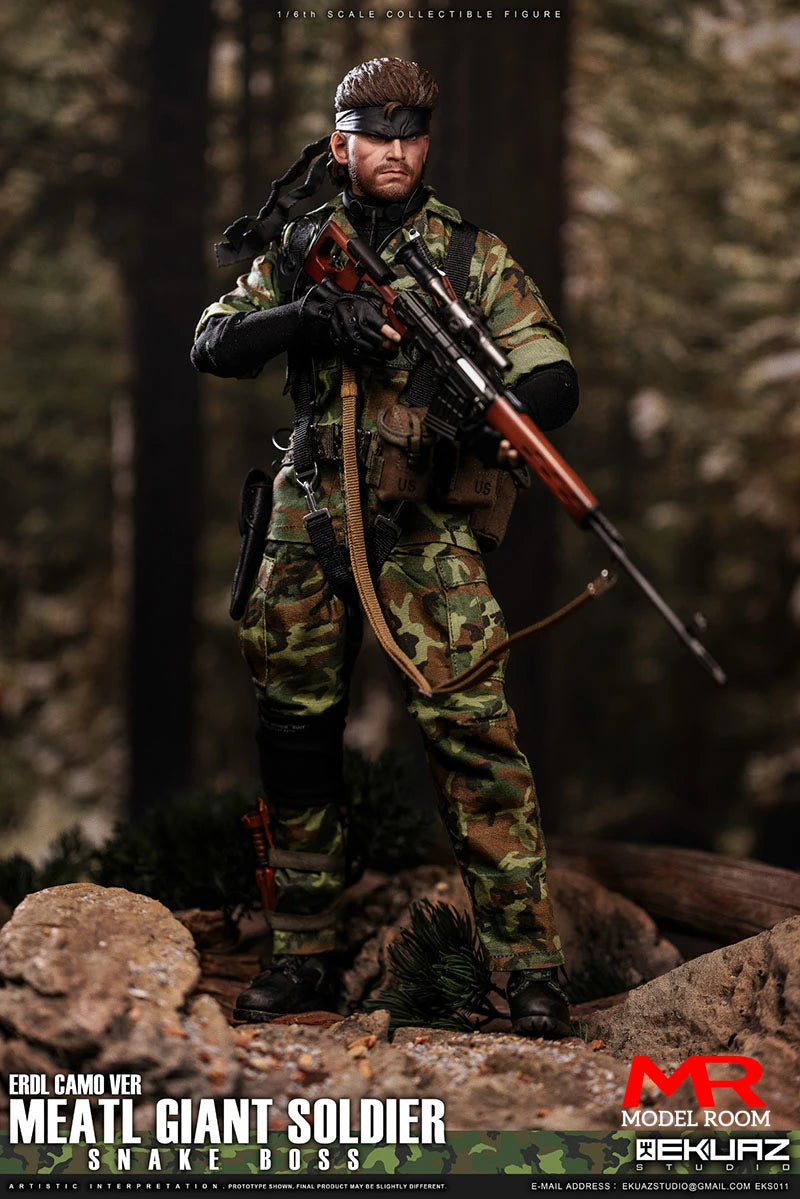 2025 Q2 EKUAZ STUDIO EKS010 EKS011 1/6 Snake Boss Action Figure 12'' Male Soldier Figurine Full Set Collectible Model Toy