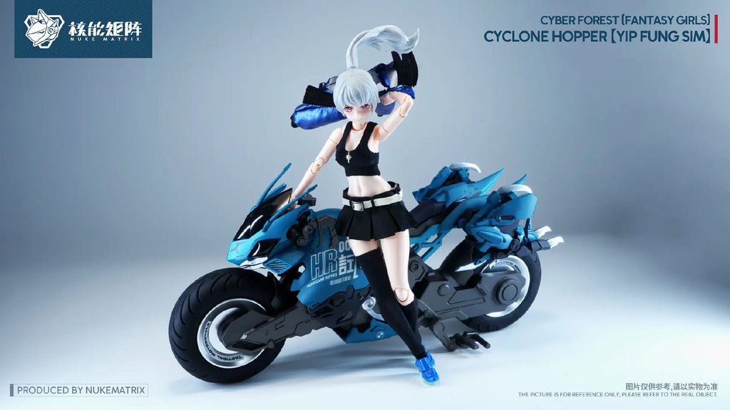 HOT Nuke Matrix Cyber Forest 1/12 Cyclone Hopper Assembled Model Movable Figure Collection Gift