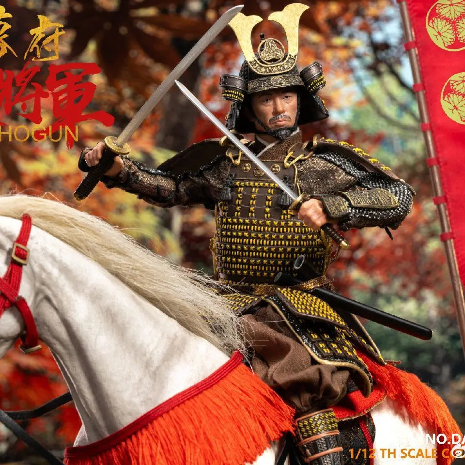 D12TOYS 1/12 6in Action Figure Palm Collection Series Japanese Shogun Samurai Toy gift decoration