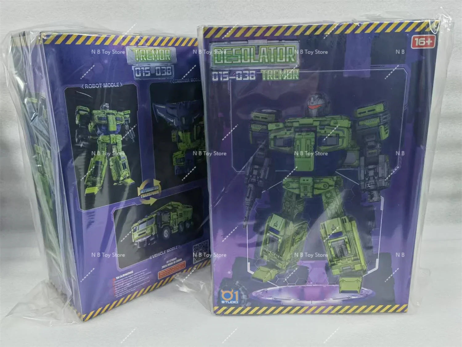 Transformation 01studio 01S 03B Devastator Robot of Long -range Trembling Action Figure
