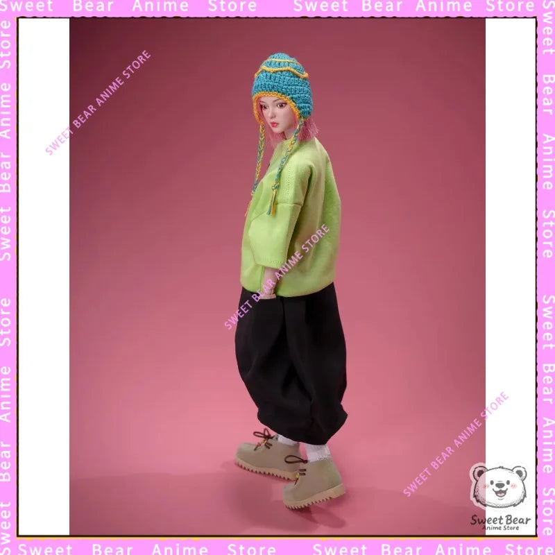 【In Stock】TrickyMan12 1/6 Scale - Pinkhair Cuby Action Figure Anime Model Trendy Toys Desktop Doll Collectibles