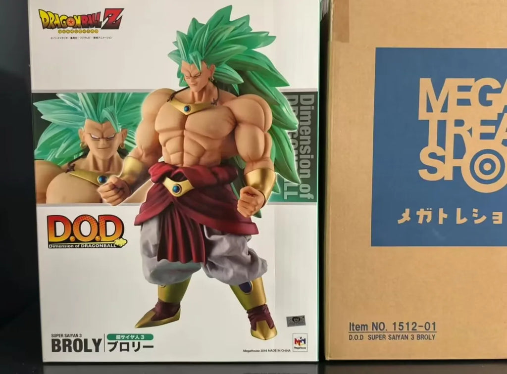 In Stock Anime Dragon Ball Dod Super 3 Broly Action Figure Pvc Doll Desk Decoration Statue Collection Model Birthday Gifts Toys
