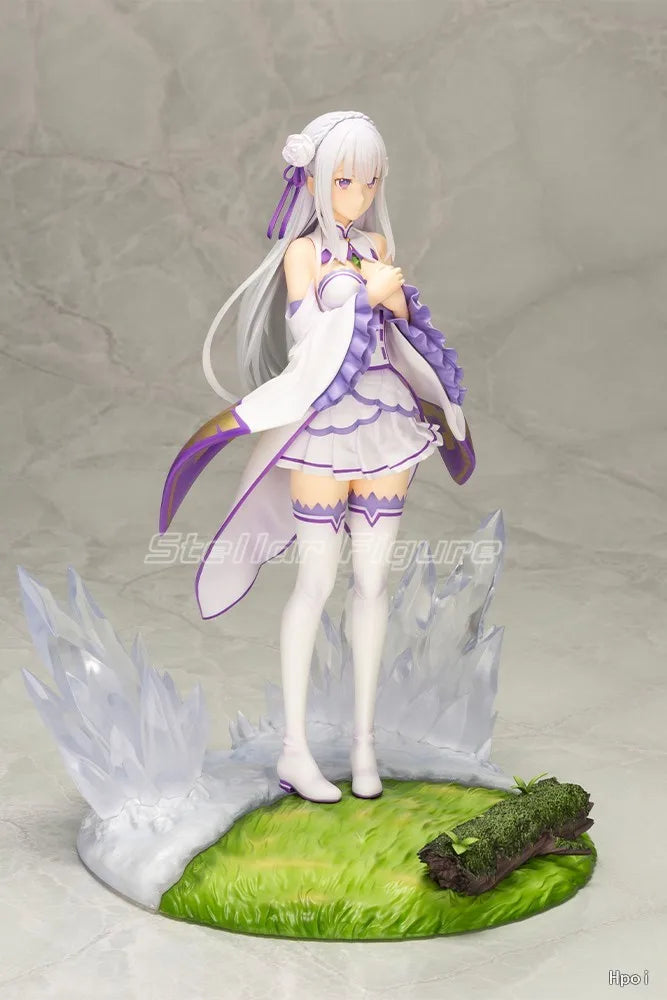 【SF】In Stock Kotobukiya Re: Life in Another World From Scratch Emilia 1/7 Scale Figure Model Toys Gifts