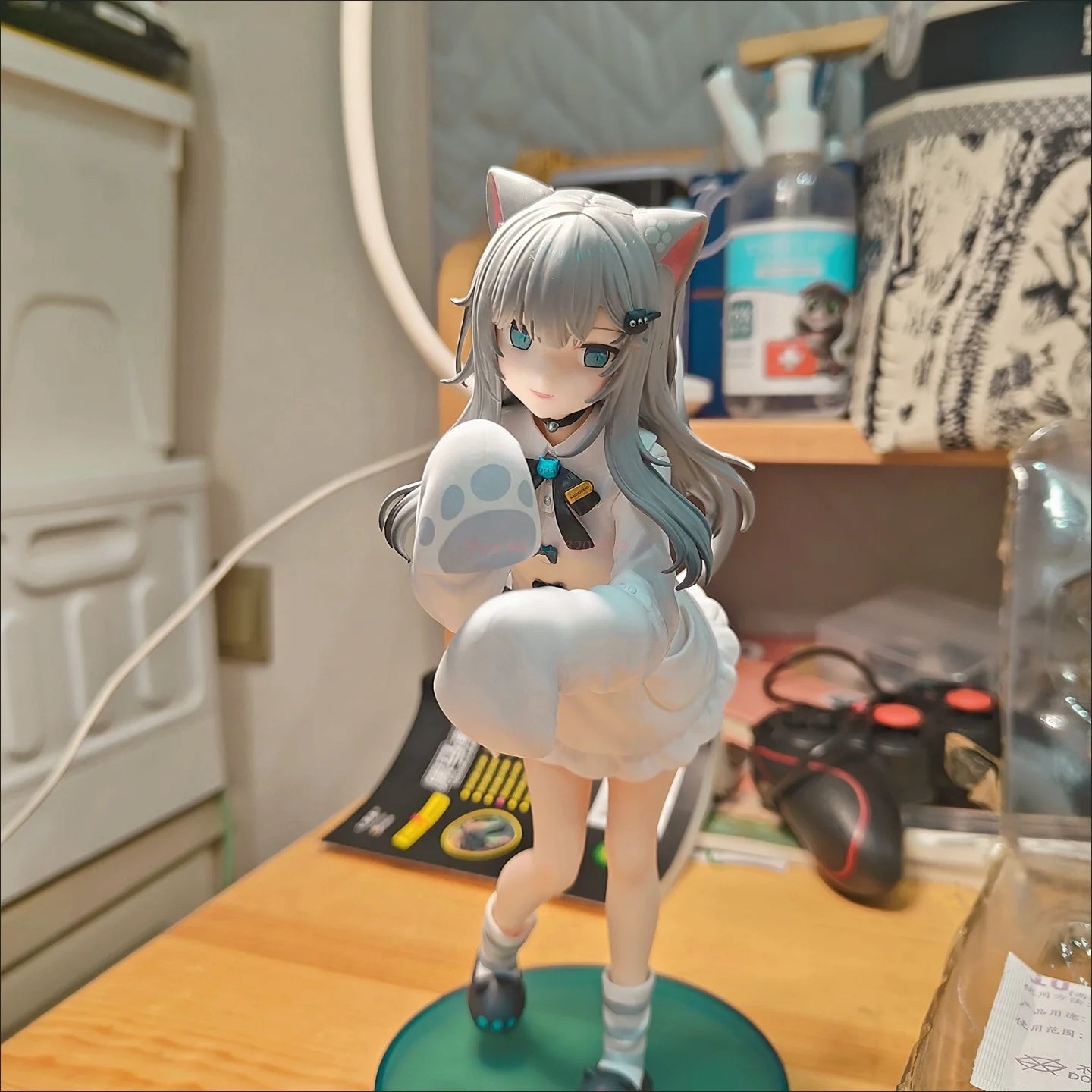 Фигура Nachoneko Канал Hennyano Аниме Момиче Котка PVC екшън фигурка играчка игра статуя персонализирана колекция Ko модел кукла подарък