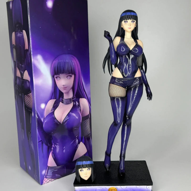 Anime Naruto Hyuuga Hinata Figur 30CM Hyuuga Hinata Haruno Sakura Ver Gril Figur PVC Anime Statue Sammlung Modell Spielzeug Geschenke