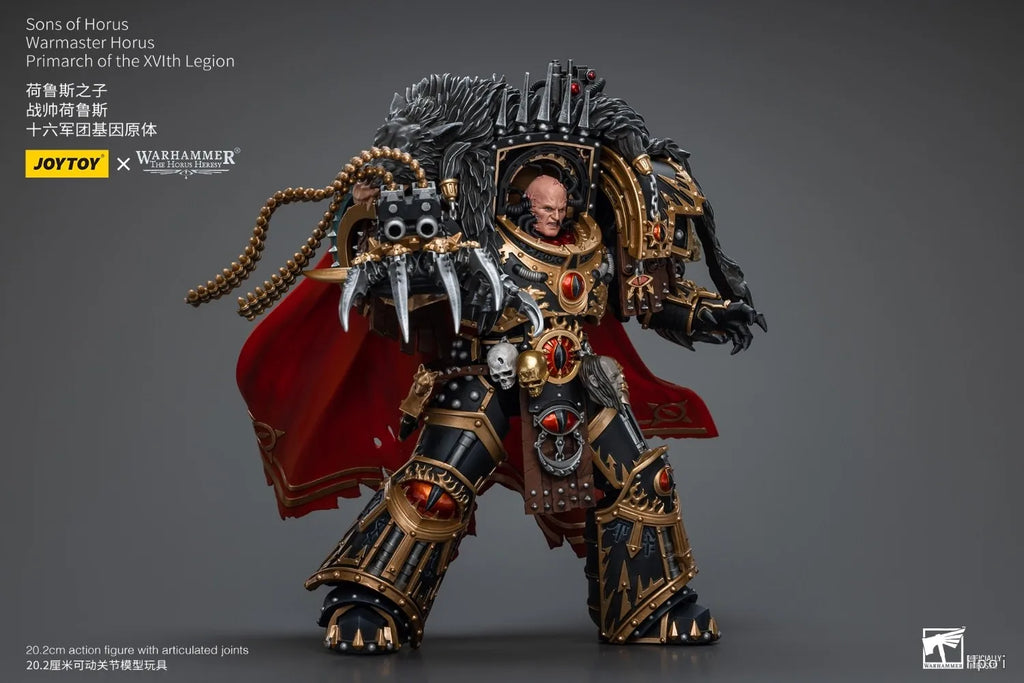 【SF】JOYTOY 1/18 Action Figure Warhammer 40K Sons of Horus Warmaster Horus Primarch of The XVlth Legion  Prime Model Toy Gift