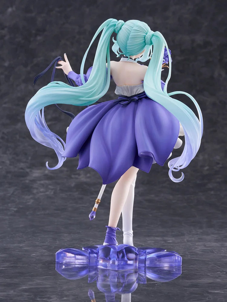 Оригинална фигурка Taito Vocaloid Hatsune Miku 2024 Birthday Flower Ver. Amp 21см, колекционерска фигурка, аниме модел играчка, детски подаръци.