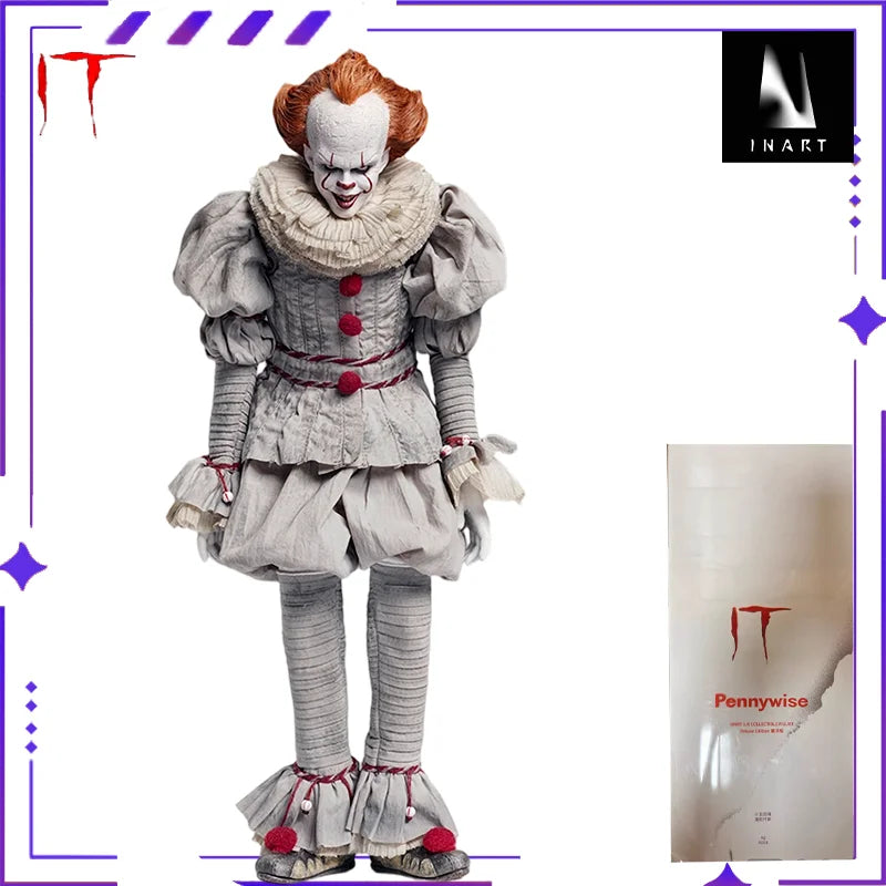 [In Stock] QUEEN STUDIOS INART Original Joker Revival IT Pennywise 1/6 Mobile Doll Exquisite Handmade Model Toy Gift Collection