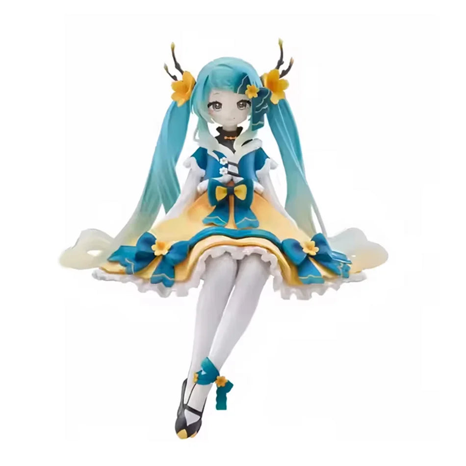 Anime Figure Hatsune Miku Noodle Stopper Figure 2025 Spring Festival Ver. Action Figurine Collector Model Doll