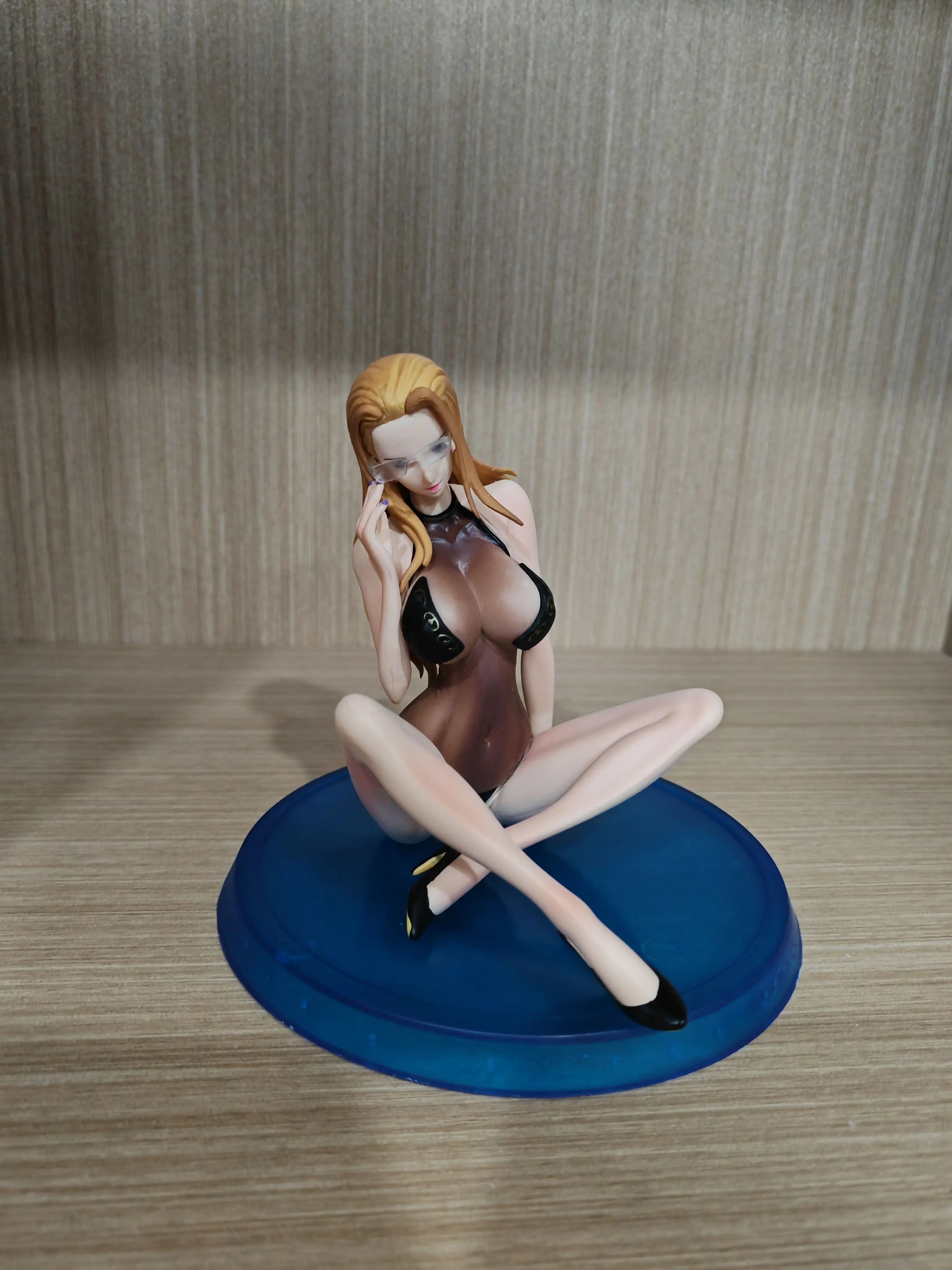 Pop Anime Figure One Piece Cp9 Kalifa Sexy Swimsuit Pvc Figure Desktop Ornament Pc Case Decoration For Adult Collectors