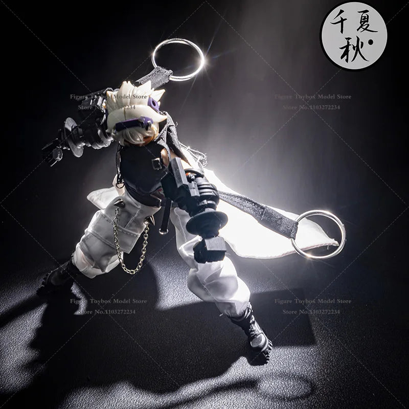 A-006 1/12 Mobile Suit Girl Trendy Hunting Style A-007 Anniversary Black White Vanguard Cosplay Kleidungsset für 6" Figur