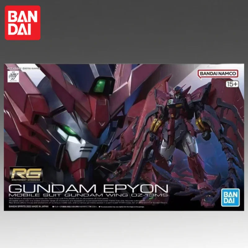In Stock Bandai Original Rg 1/144 Rg-gundam Gundam Epyon Action Figure Model Doll Brand New Boxed Anime Characters Toys Model