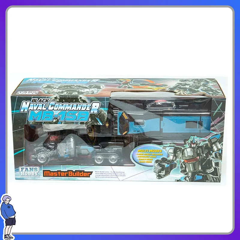 New in Stock Transformation Toys Fans Hobby OP MB-15B Naval Commander Armada BLACK Action Figure Toy Christmas Gift