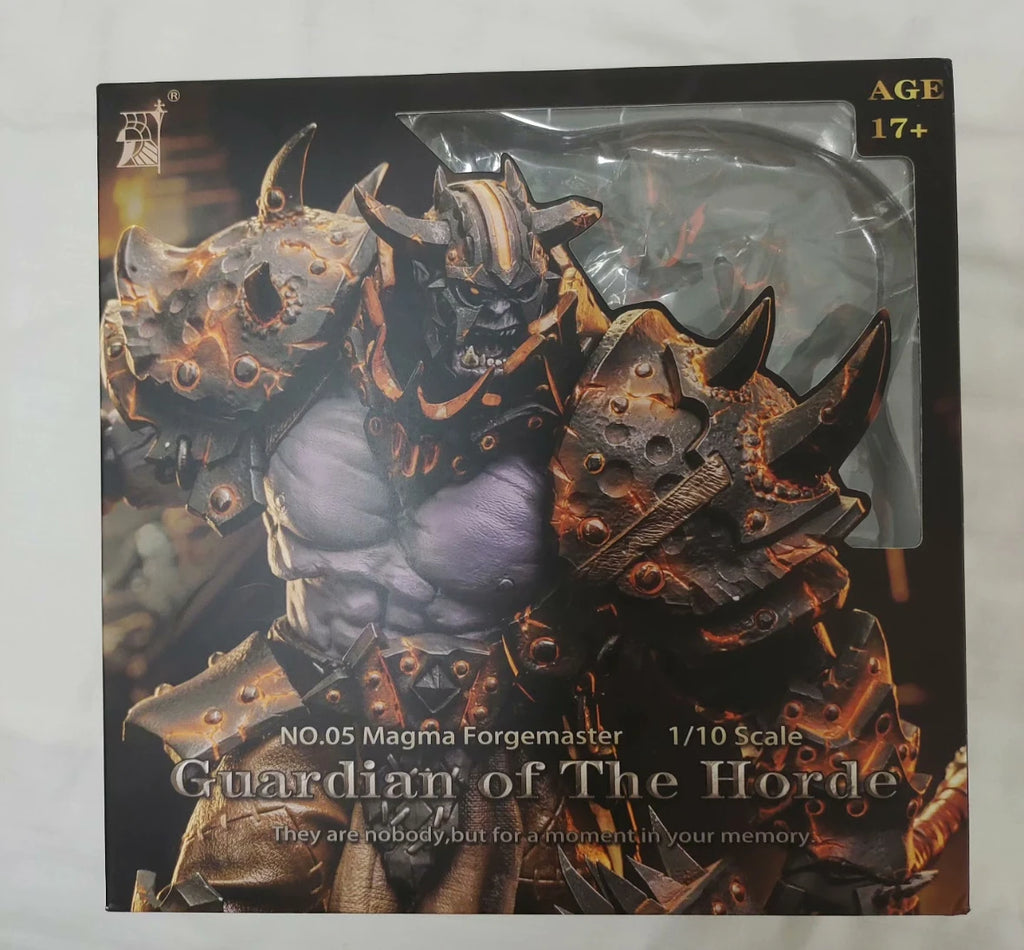 In-stock Mythril 1/10 Scale Action Soldier Tribal Guardian 05 Lava Forge Master Orc Barbarian Complete Game 6-inch Action Figure