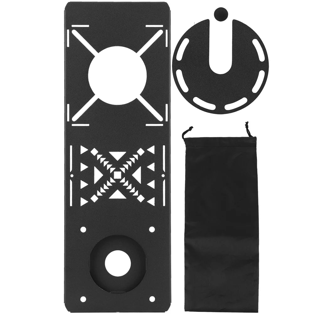 Camping IGT Table Board with Storage Bag Spider Stove Table Plate Portable IGT Table Plate for SOTO Spider Stove Accessories