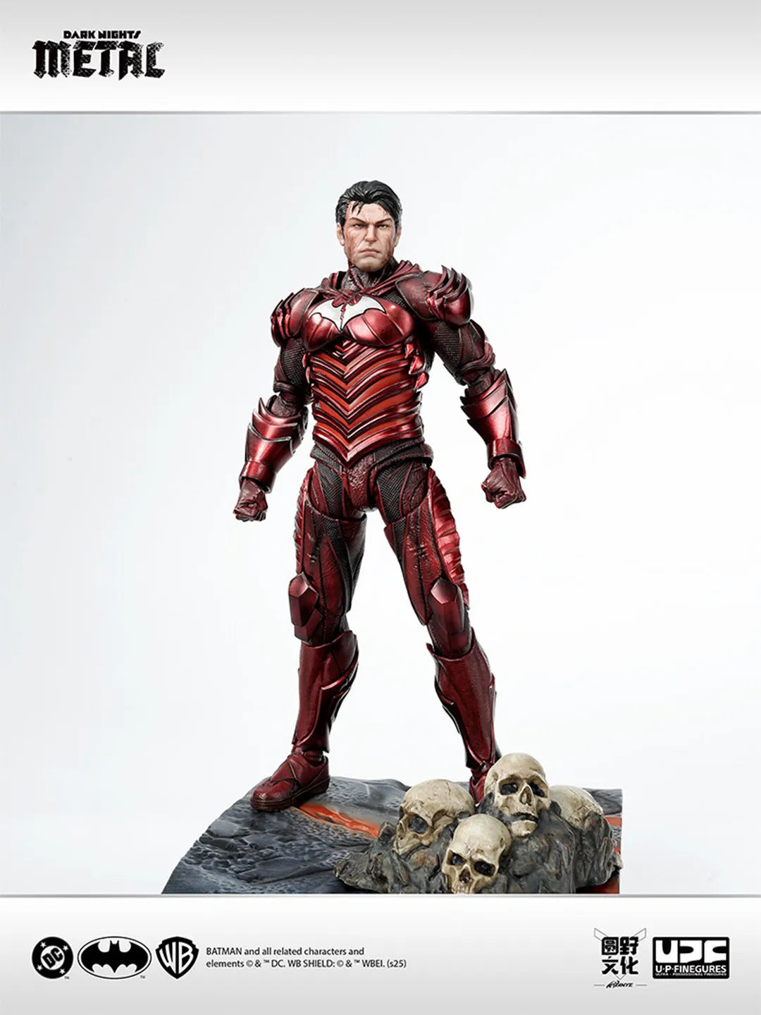 In Stock Original LPZZ THE RED DEATH Movable Model Toys 1/12  Arkham Knight LIANGPINZHIZAO DARK NIGHTS METAL
