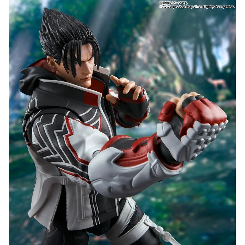 Original In Stock Bandai S.H.Figuarts SHF Tekken 8 Jin Kazama Animation Action Figure Toy Gift Model Collection Hobby