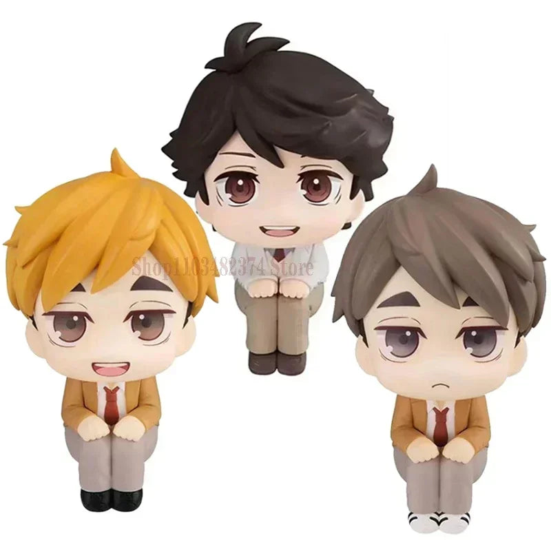 10cm Anime Series Kenma Lookup Figure Oikawa Tooru Action Figures Kuroo Haikyuu Figure Bokuto Movable Q-version PVC Model Toy