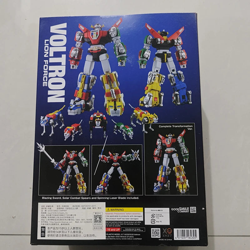 Spot SaleGSC MODEROID Beast King GoLion Action Figure Voltron Defenr of The Universe Anime Mobile Suit Toys for BoysIn stock