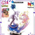 MegaHouse Original Authentic GEM Series Pokémon/Pikachu/ Ash Ketchum/ Glurak Finished Doll Model Handmade Toy Gift Collection