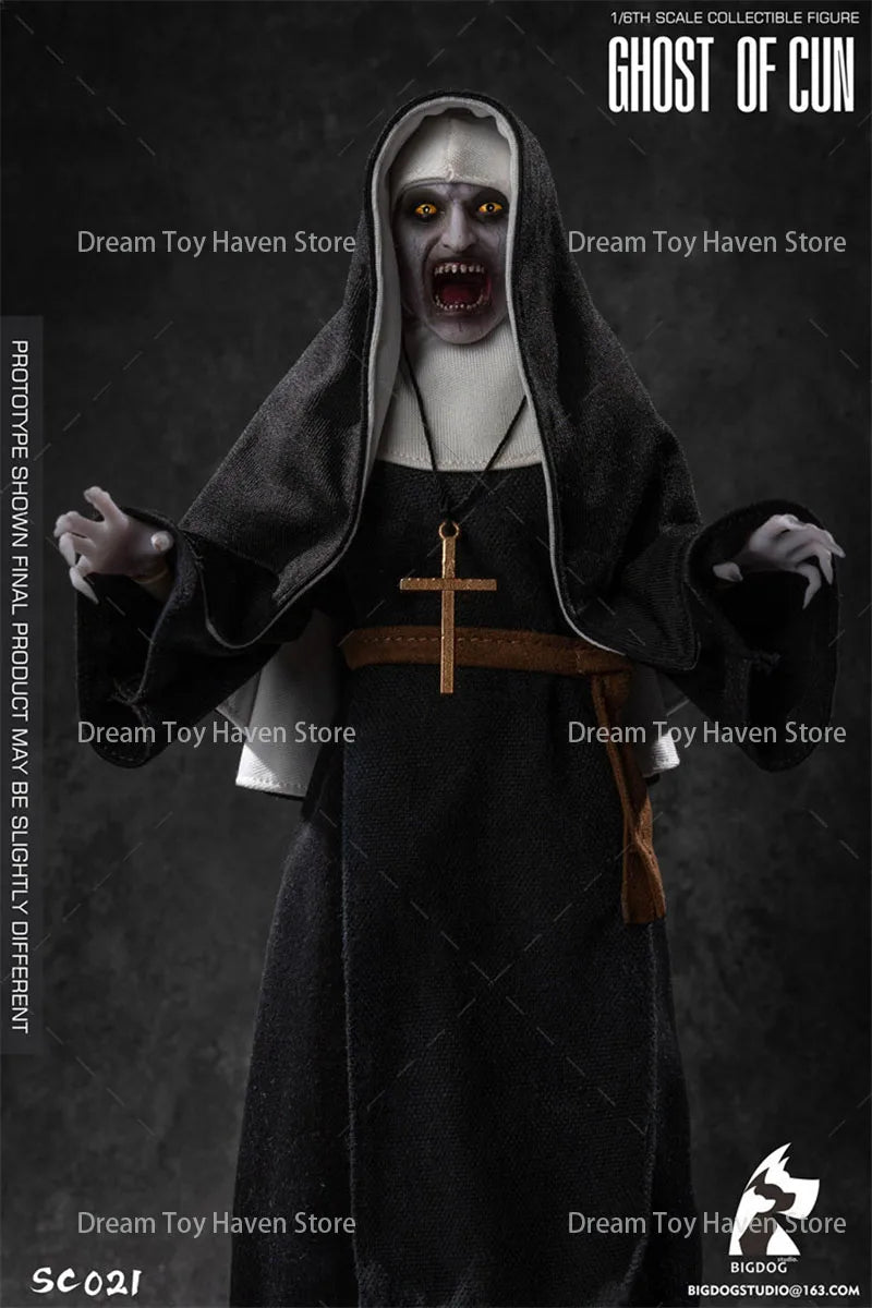 BIGDOG STUDIO SC021 1/6 Women Soldier Evil Spirit Monastery Nun Full Set 12Inch Action Figure Model Collectible Gift
