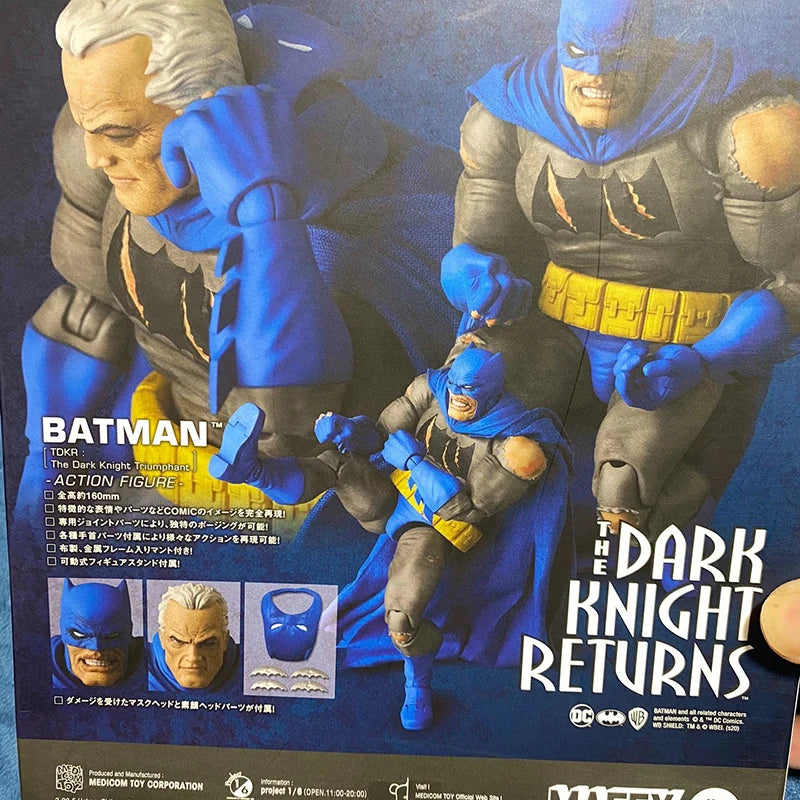 Original Mafex 119 Mafex Batman Tdkr The Dark Knight Triumphant In Stock Anime Action Collection Figures Model Toys