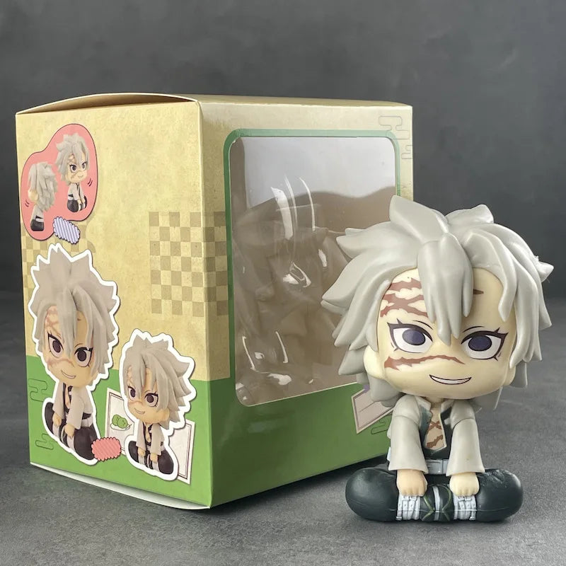 New Demon Slayer Anime Figure Shinazugawa Sanemi Kanroji Mitsuri Kawaii  Action Figure Pvc Model Toy Collection Doll Kid Gift