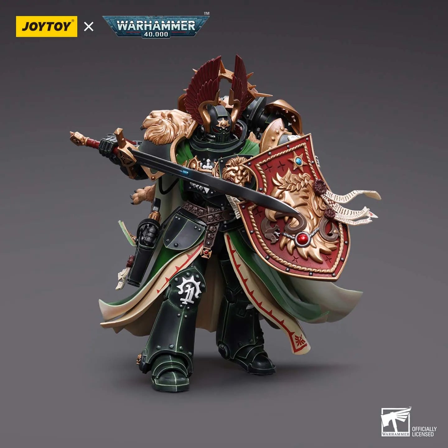 JOYTOY Dark Source Warhammer 40k Dark Angel JT7882 Lion King Gene Primitive Leon Elrongson Handheld 1:18 Modell Handheld Spielzeug